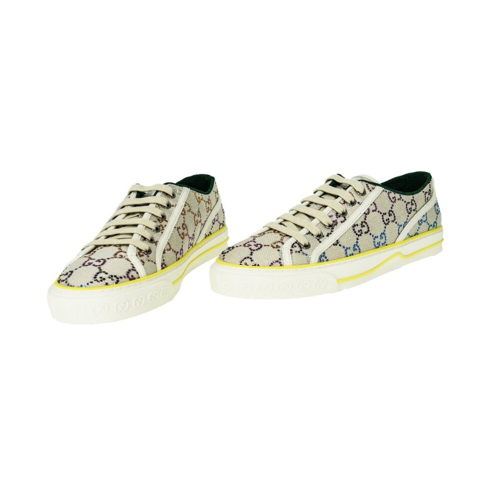 Gucci Women's Tennis 1977 GG Crystal Sneakers - Picture 2 of 9